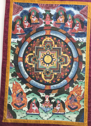 Buddhist Mandala | Tibetan Monks , Dakini , Mahakala and  Dharmapala