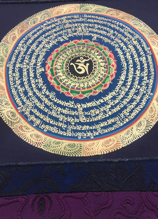 Mounted Mandala Thangka | Religious Handpainted Art | Wall Decoration