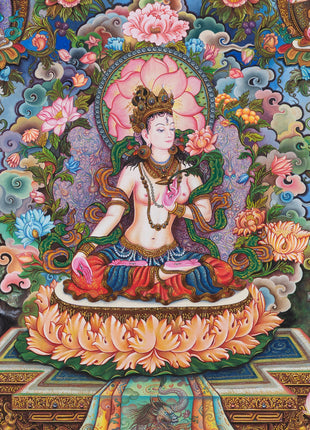 Bodhisattva White Tara | Nevari Art Style