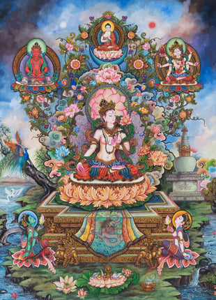 Bodhisattva White Tara | Nevari Art Style