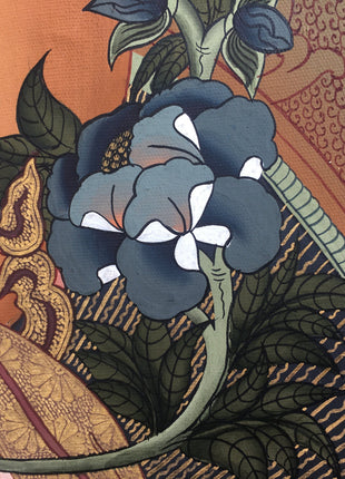 Tara Brocade Mounted Thangka  | Spiritual Gift for Buddhists