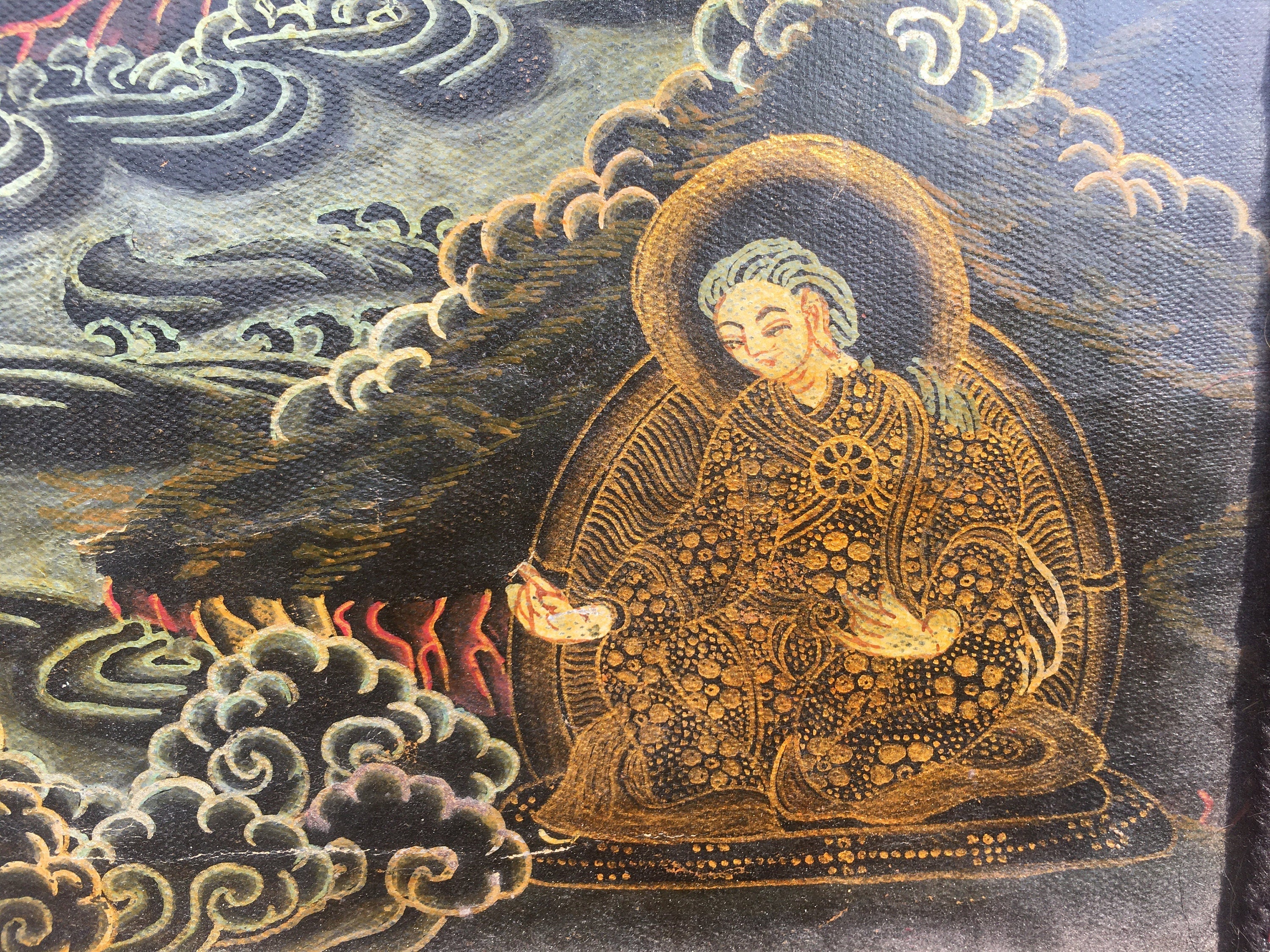 Vintage Mahakala Thangka | Wall Hanging