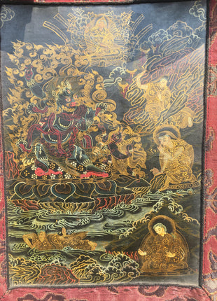 Vintage Mahakala Thangka | Wall Hanging