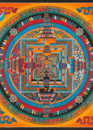 Kalachakra Mandala Thangka | Buddhist Art