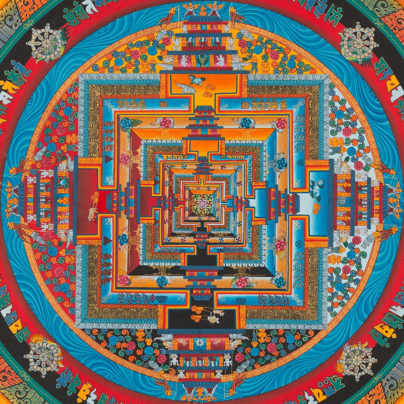 Kalachakra Mandala Thangka | Buddhist Art