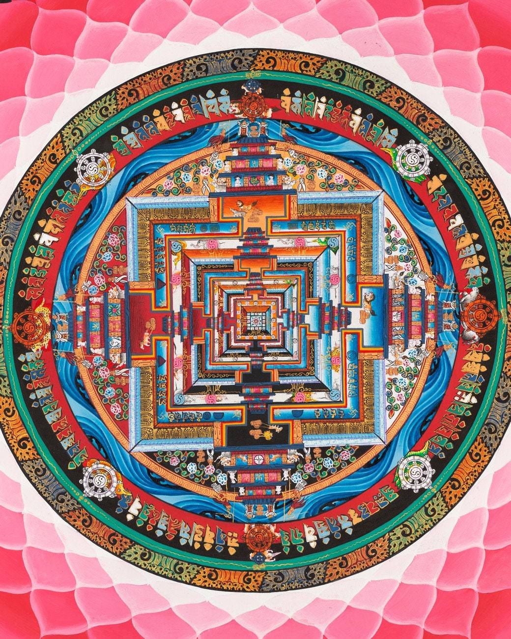Kalachakra Mandala Thangka | Wall Decoration Painting