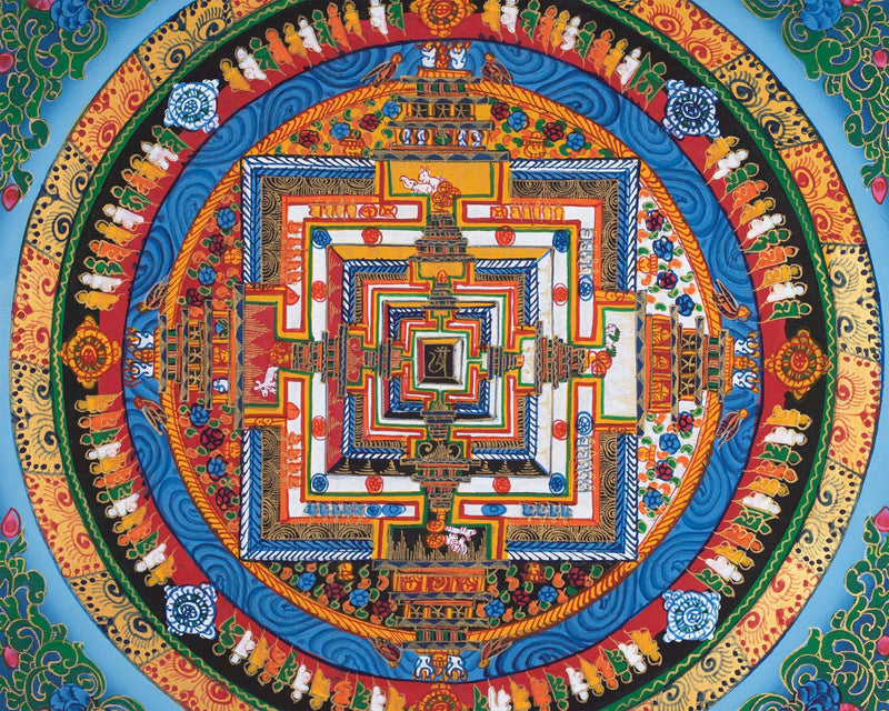 HandPainted Kalachakra Mandala | Mandala Thangka