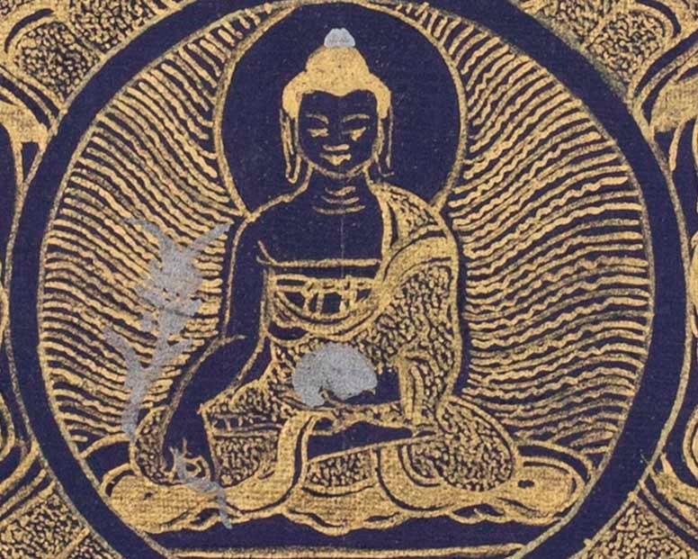 Medicine Buddha Mandala Thangka |  Original Buddhist Art
