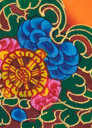 Mandala Art Thangka | Buddhist Kalachakra Mandala | Wall Hanging Decoration