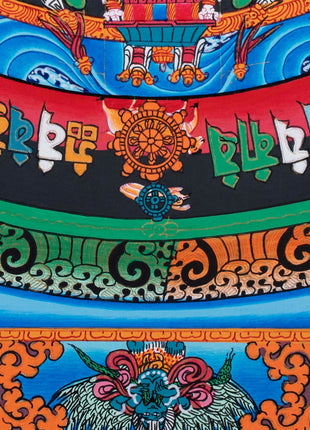 Bordered Kalachakra Mandala  | Buddhist Wall Hanging