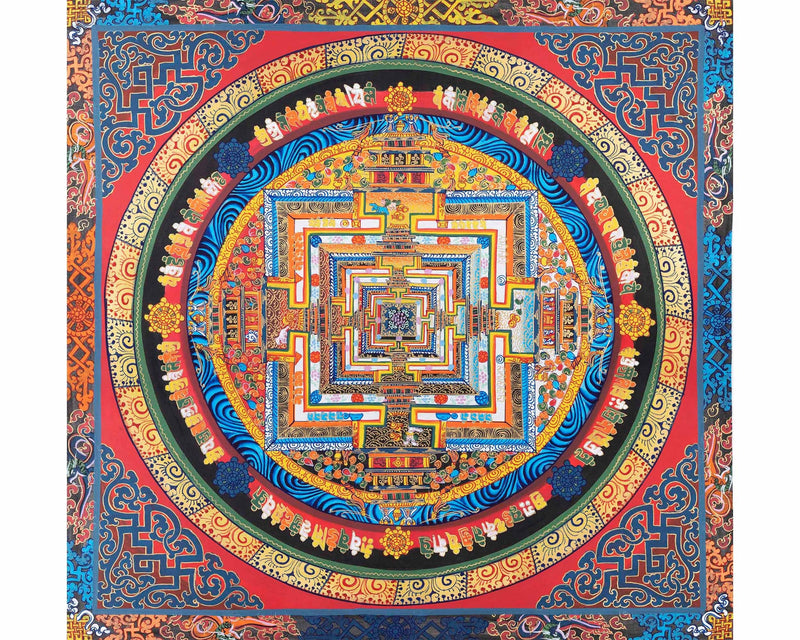 Mandala of Kalachakra | Wall hanging