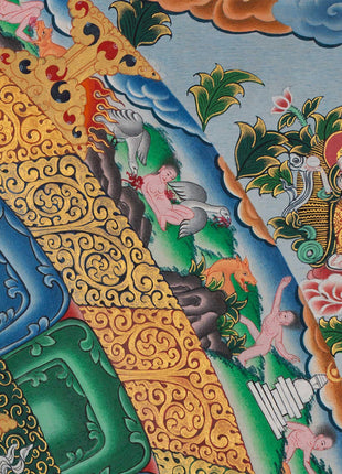 Wall Art of Vasundhara Mandala | High Quality Tibetan Wall Decor