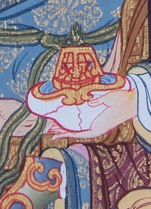 Mandala With Guru Padmasambhava Residing | Images of Guru Rinpoche