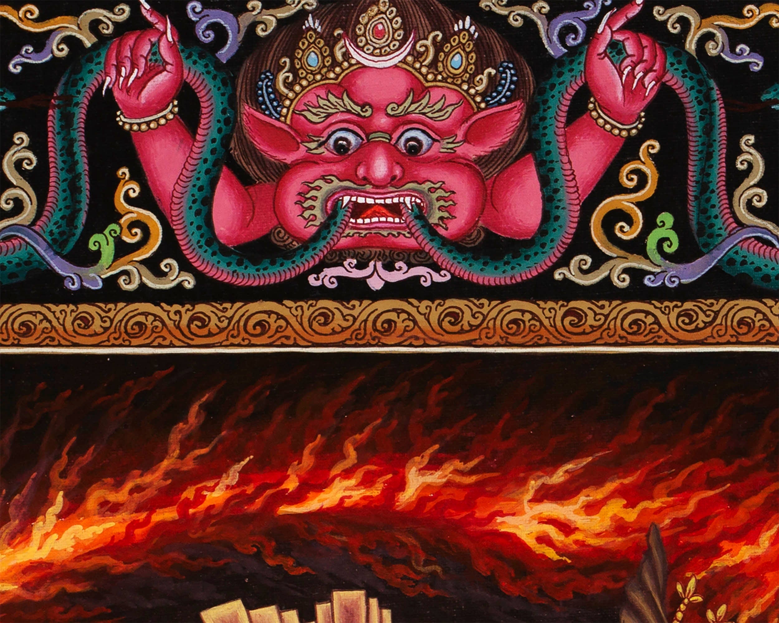 Ganesh Thangka Art | Newari Thangka Painting