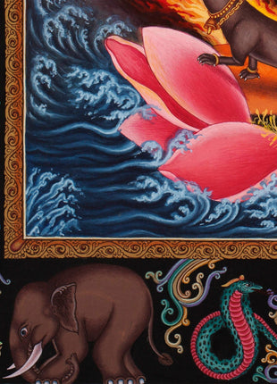 Ganesh Thangka Art | Newari Thangka Painting