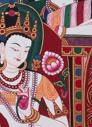 Colorful Buddha Thangka | Wall Hanging Yoga Meditation