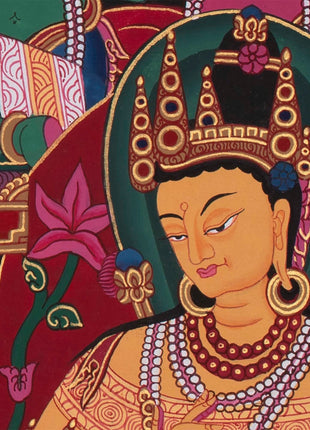 Colorful Buddha Thangka | Wall Hanging Yoga Meditation