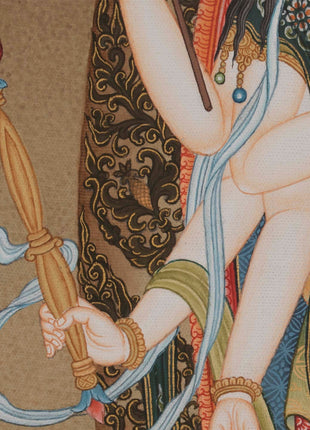 Unique Thangka of the Eight Armed Avalokiteshvara | Japanese Deity