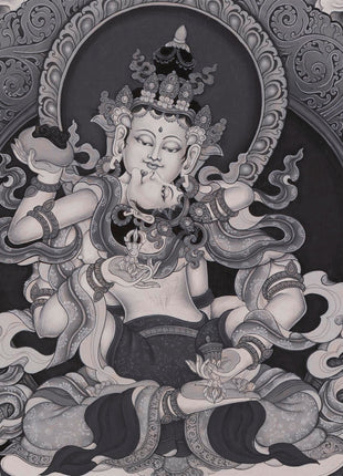 Vajrasattva Thangka Painting | Consort in Union |Himalayan Art