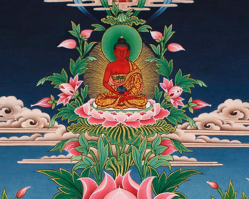 Arya Boddhisattva Manjushri Thangka | Wrathful Deity
