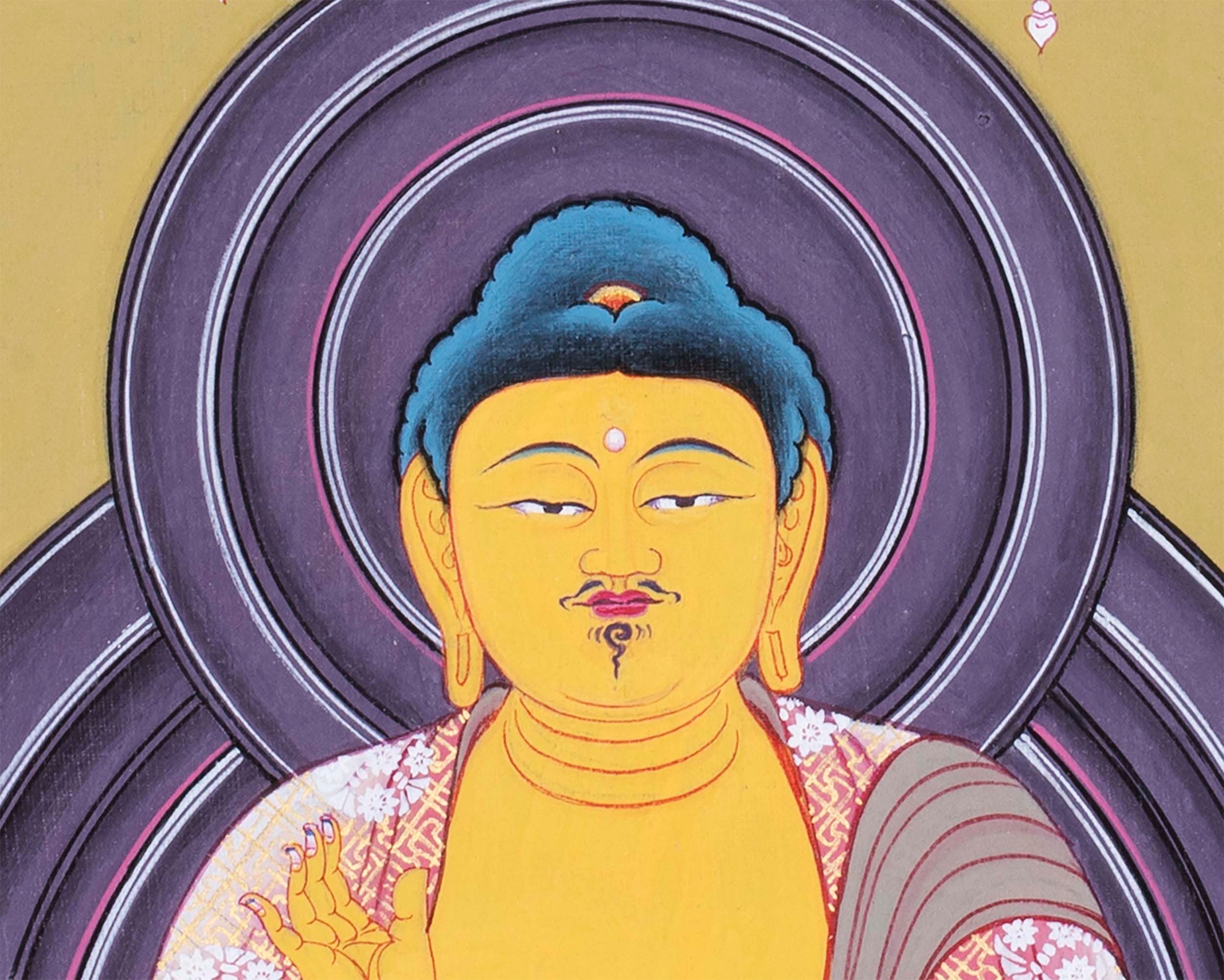 Japanese Style Buddha Thangka | Religious Painting Shrine Room Decor