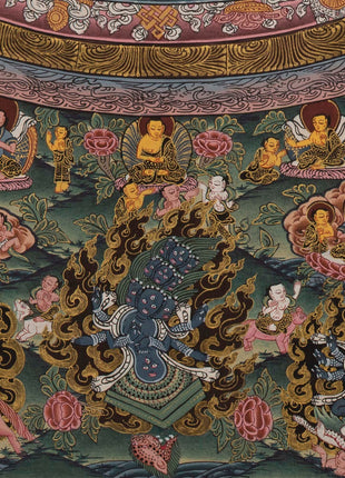 15 Mandala Thangka for Samatha Meditation Practice | Old Thangkas From late 20th Century