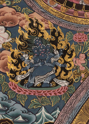 15 Mandala Thangka for Samatha Meditation Practice | Old Thangkas From late 20th Century