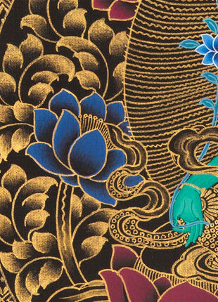 Green Tara Mandala Thangka | Wheel Of Time | Wall Hanging Religious Decor