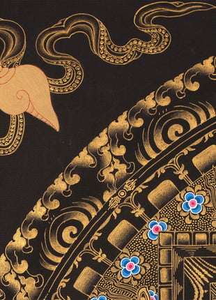 Arya Tara Mandala Thangka Painting | Original Hand Pained Art For Good Luck | Tibetan Wall Decoration Thangka Painting
