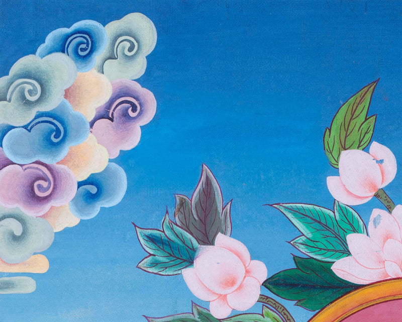 White Tara | Female Buddhist Divinity | Original Thangka Painting