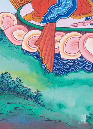 White Tara | Female Buddhist Divinity | Original Thangka Painting
