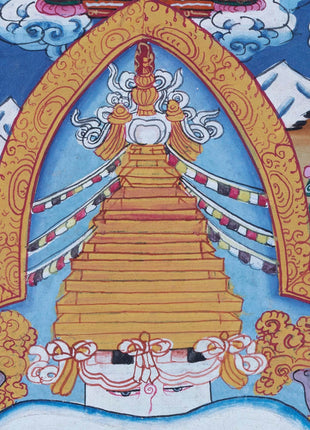 Buddhist Stupa Thangka Painting | Religious Artifacts |