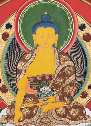 Original Shakyamuni Buddha Thangka | Wall Decoration