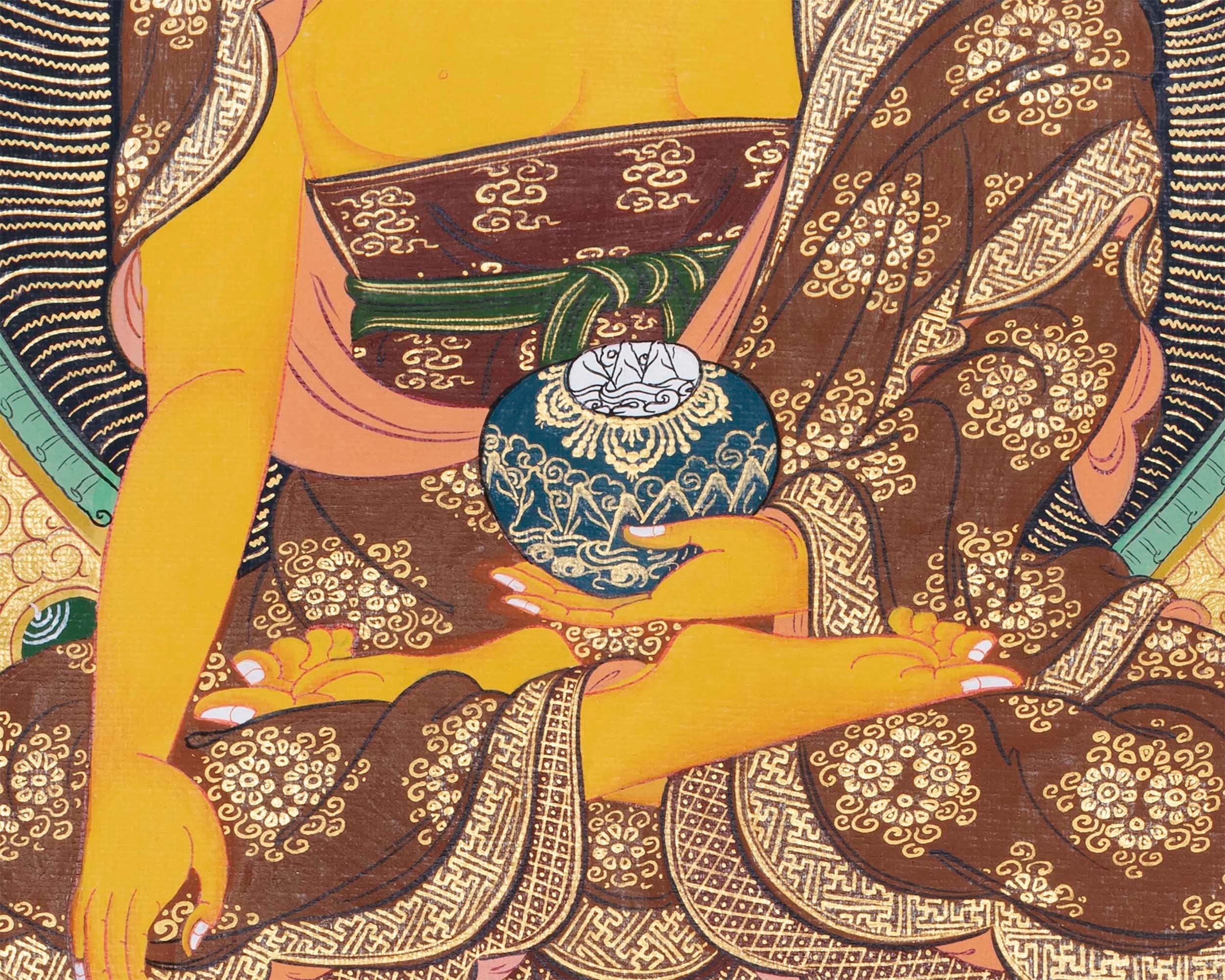 Original Shakyamuni Buddha Thangka | Wall Decoration