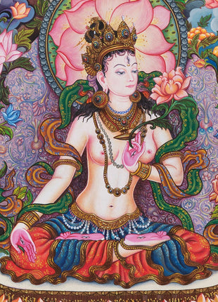 Bodhisattva White Tara | Nevari Art Style
