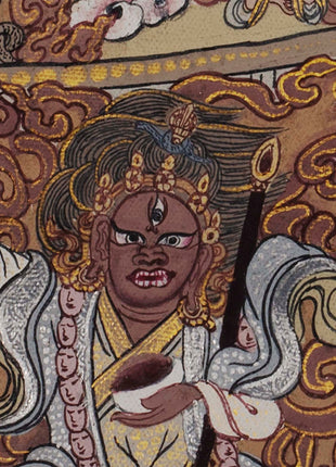 Protector Dukkar | The White Umbrella Goddess | Original Thangka of Sitatapatra