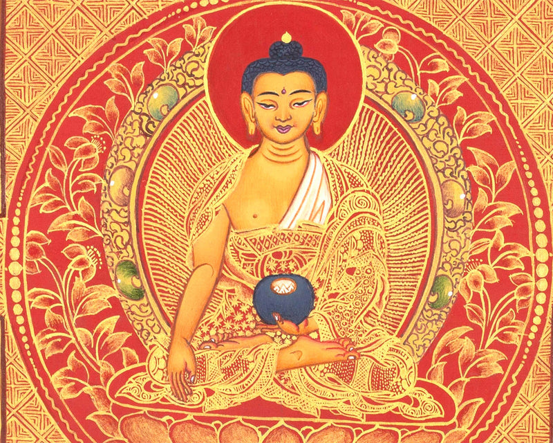 Shakyamuni Buddha Mandala |  Tibetan Thangka Painting