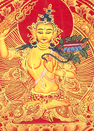Manjushree Mandala |  Traditional Bodhisattva Thangka