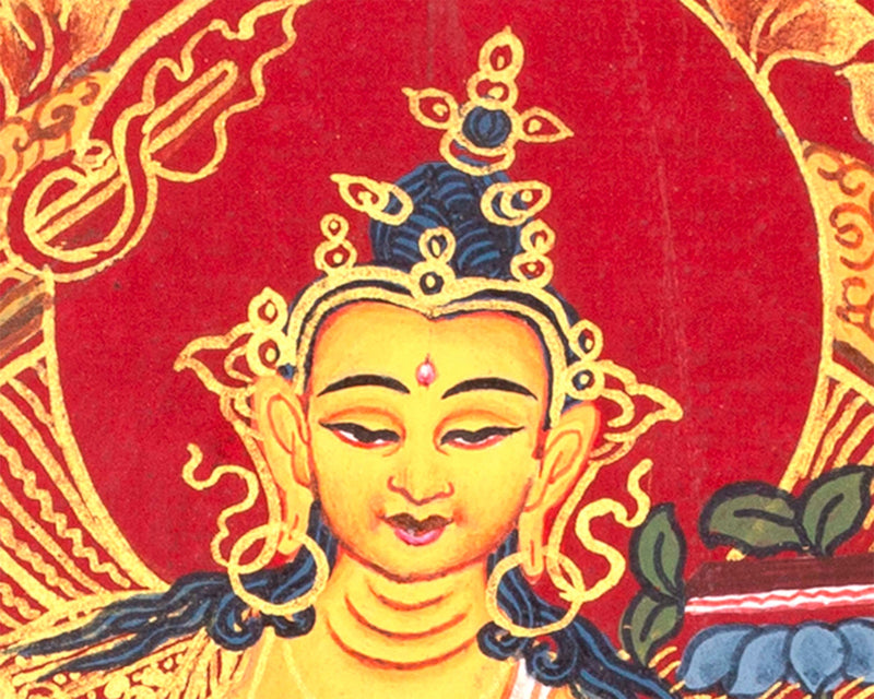 Manjushree Mandala |  Traditional Bodhisattva Thangka