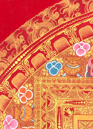 Manjushree Mandala |  Traditional Bodhisattva Thangka