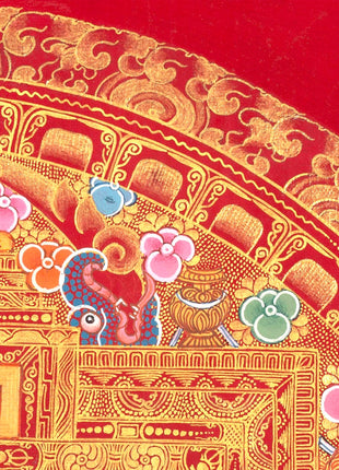 Manjushree Mandala |  Traditional Bodhisattva Thangka