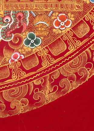 Avalokiteshvara Mandala Painting  |1000 armed Chenresig