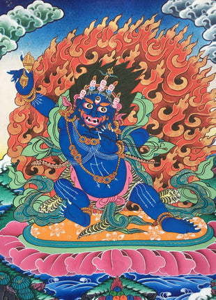 Bodhisattva Vajrapani Thangka | Wall Decor