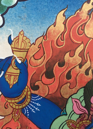 Bodhisattva Vajrapani Thangka | Wall Decor