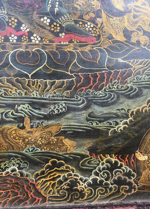 Vintage Mahakala Thangka | Wall Hanging