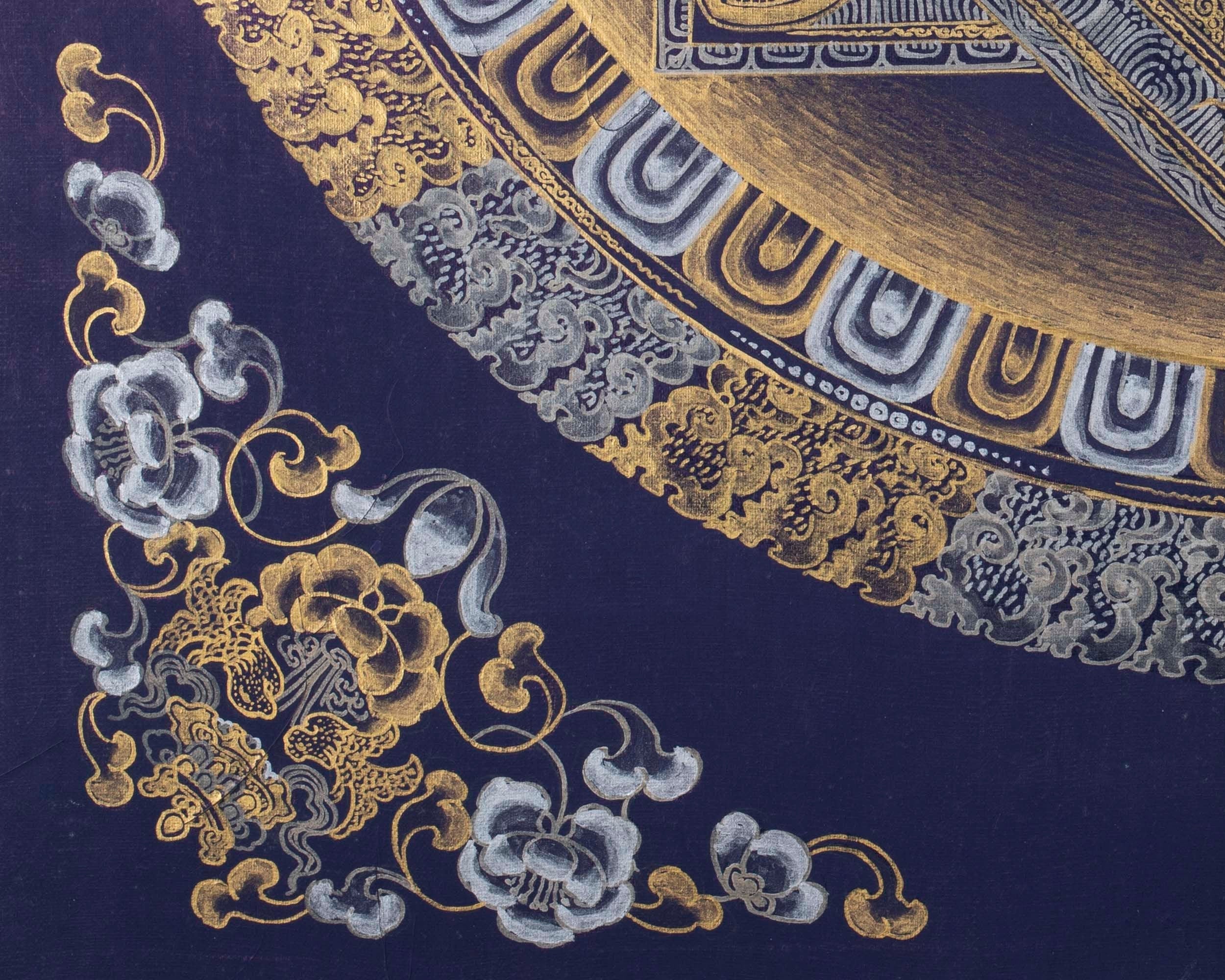 Medicine Buddha Mandala Thangka |  Original Buddhist Art