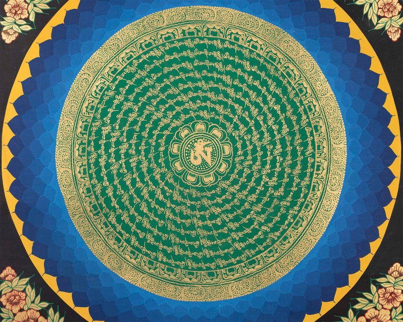 Om Mantra Mandala | Buddhist Wall Hanging