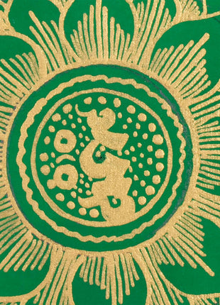 Auspicious Mantra Mandala Thangka | Tibetan Religious Mantra | Wall Decoration