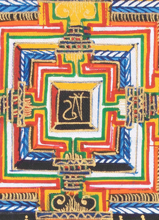 Yellow Kalachakra Mandala  | Tibetan Art