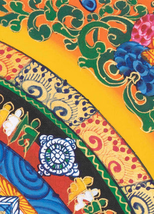 Yellow Kalachakra Mandala  | Tibetan Art